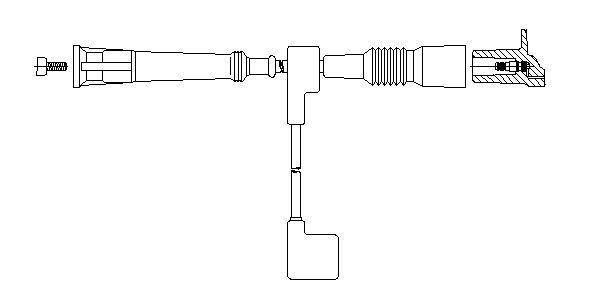 Przewód zapłonowy BREMI 125/90