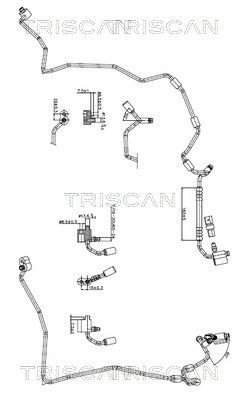 conducta presiune variabila,aer conditionat TRISCAN 9010 29036