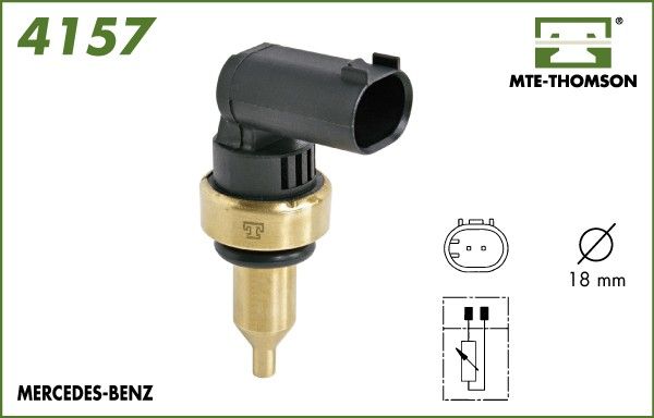 Czujnik, temperatura płynu chłodzącego MTE-THOMSON 4157