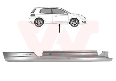 Placă de prag VAN WEZEL 5863102