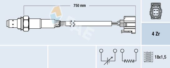 Sonda lambda FAE 77339