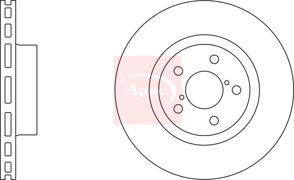 Apec - Front Brake Disc