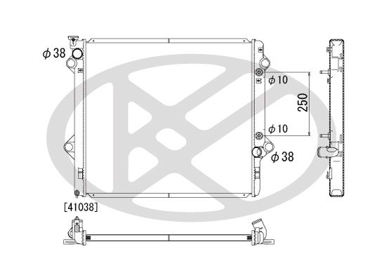 Radiator, racire motor KOYORAD PL011704R