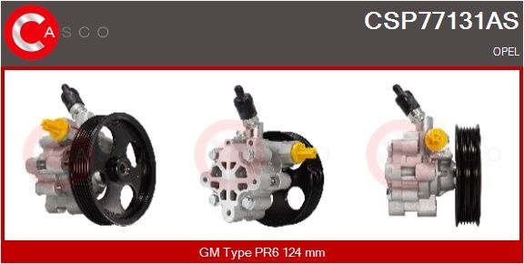 Hydraulické čerpadlo, řízení CASCO CSP77131AS