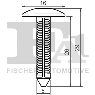 Clip, listwa ochronna FA1 21-10020.5