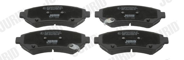 Zestaw klocków hamulcowych, hamulce tarczowe JURID 573063J