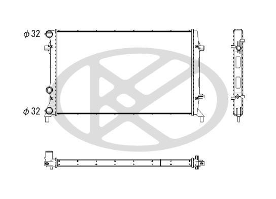 Radiator, racire motor KOYORAD PL452995