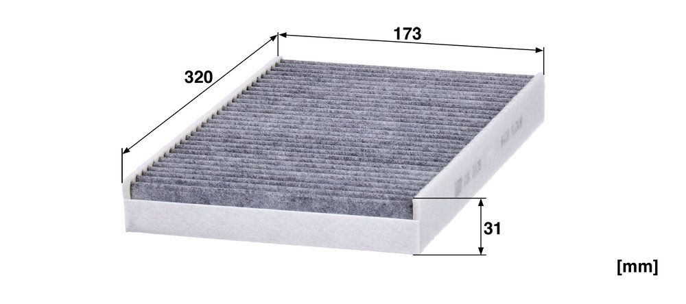 Levně Filtr, vzduch v interiéru MANN-FILTER CUK 3139