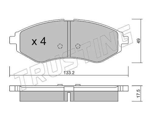 Piduriklotsi komplekt,ketaspidur