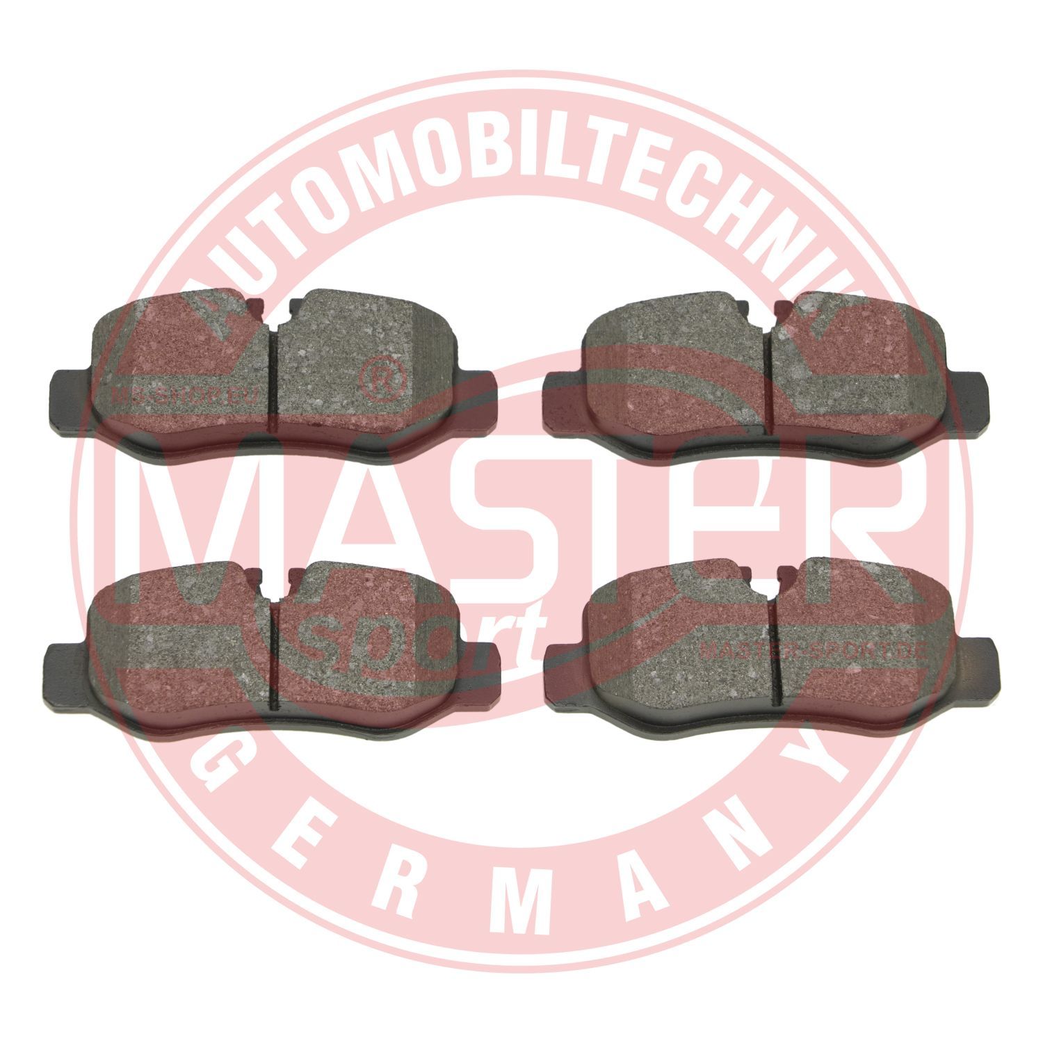 Zestaw klocków hamulcowych, hamulce tarczowe MASTER-SPORT GERMANY 13046048822N-SET-MS