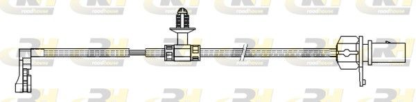Styk ostrzegawczy, zużycie okładzin hamulcowych ROADHOUSE 001167