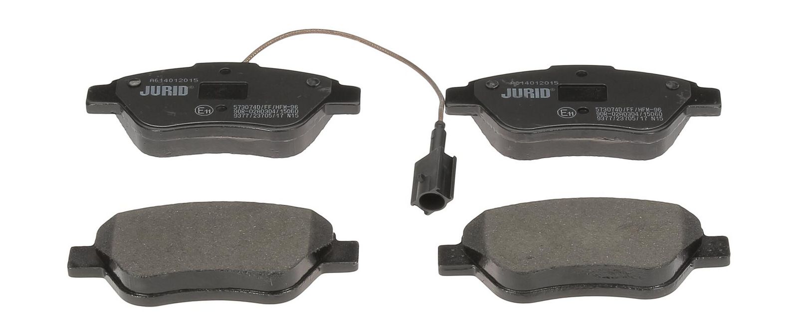 set placute frana,frana disc JURID 573074D