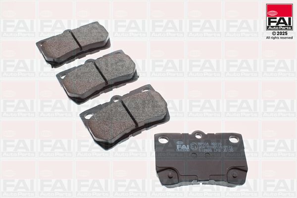 Zestaw klocków hamulcowych, hamulce tarczowe FAI AUTOPARTS BP501