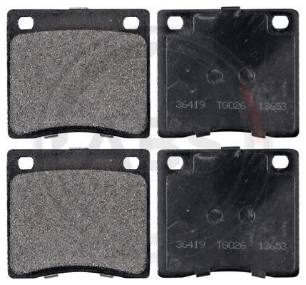 Zestaw klocków hamulcowych, hamulce tarczowe A.B.S. 36419