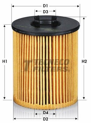 Filtr oleju TECNECO FILTERS OL07020E