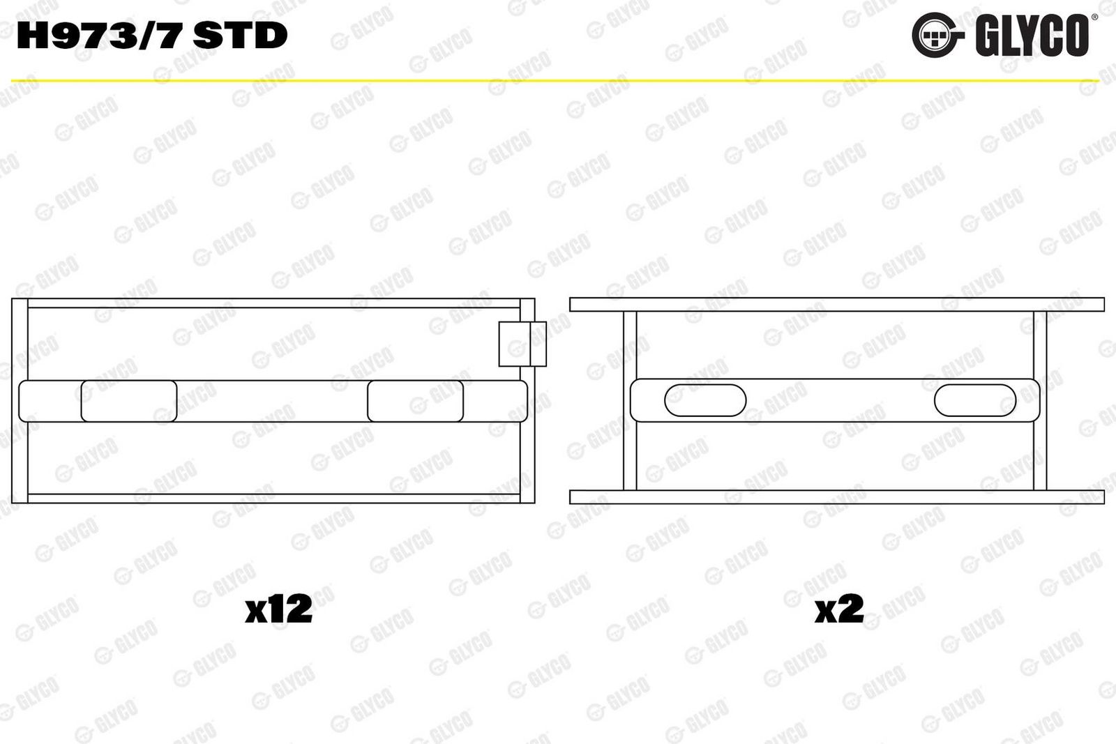 Cuzinet arbore cotit GLYCO H973/7 STD