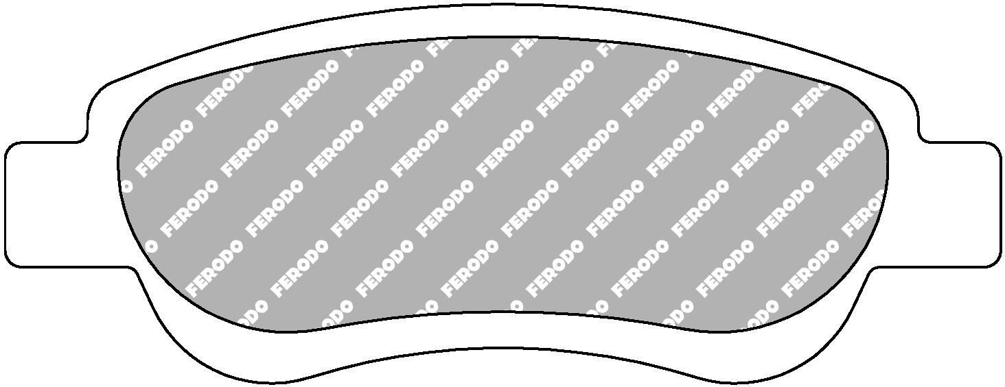 set placute frana,frana disc FERODO FCP1790H