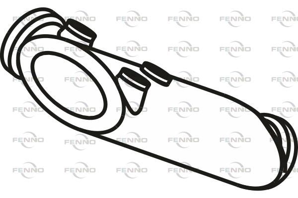 Filtr sadzy / filtr cząstek stałych, układ wydechowy FENNO 31338669