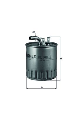 Palivový filter MAHLE KL 100/2
