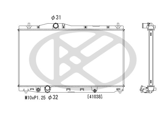 Radiator, racire motor KOYORAD PL083417R