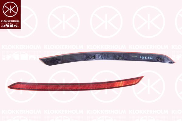Światło odblaskowe tylne KLOKKERHOLM 95310785