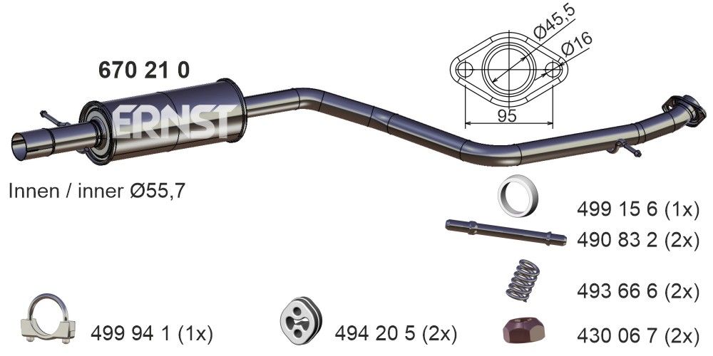 Toba esapamet intermediara ERNST 670210