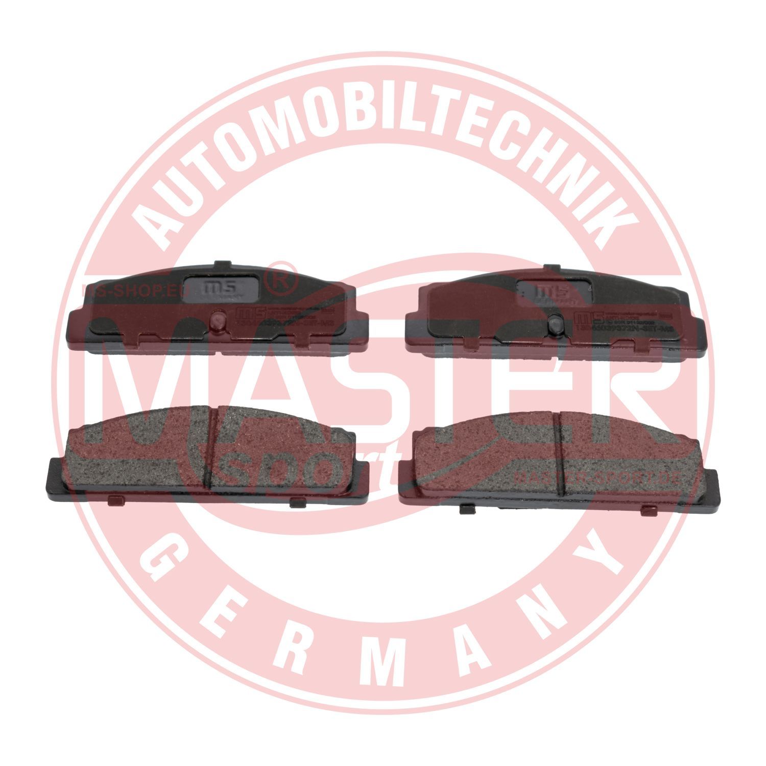Zestaw klocków hamulcowych, hamulce tarczowe MASTER-SPORT GERMANY 13046039372N-SET-MS