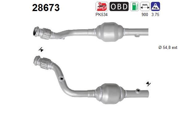 Katalizator AS 28673