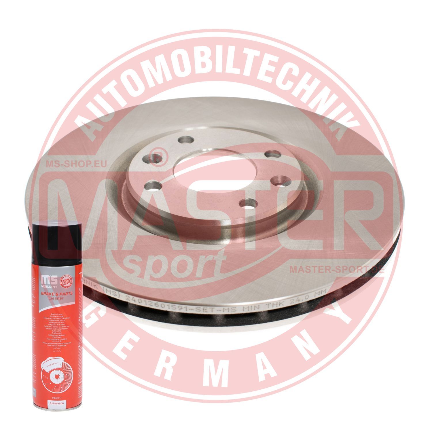 Tarcza hamulcowa MASTER-SPORT GERMANY 24012601591-PCS-MSP
