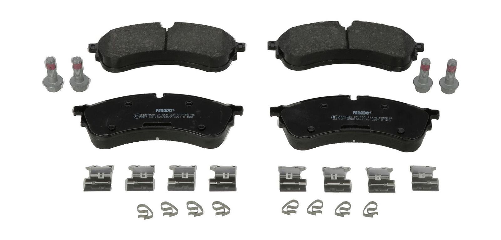 set placute frana,frana disc FERODO FVR5105