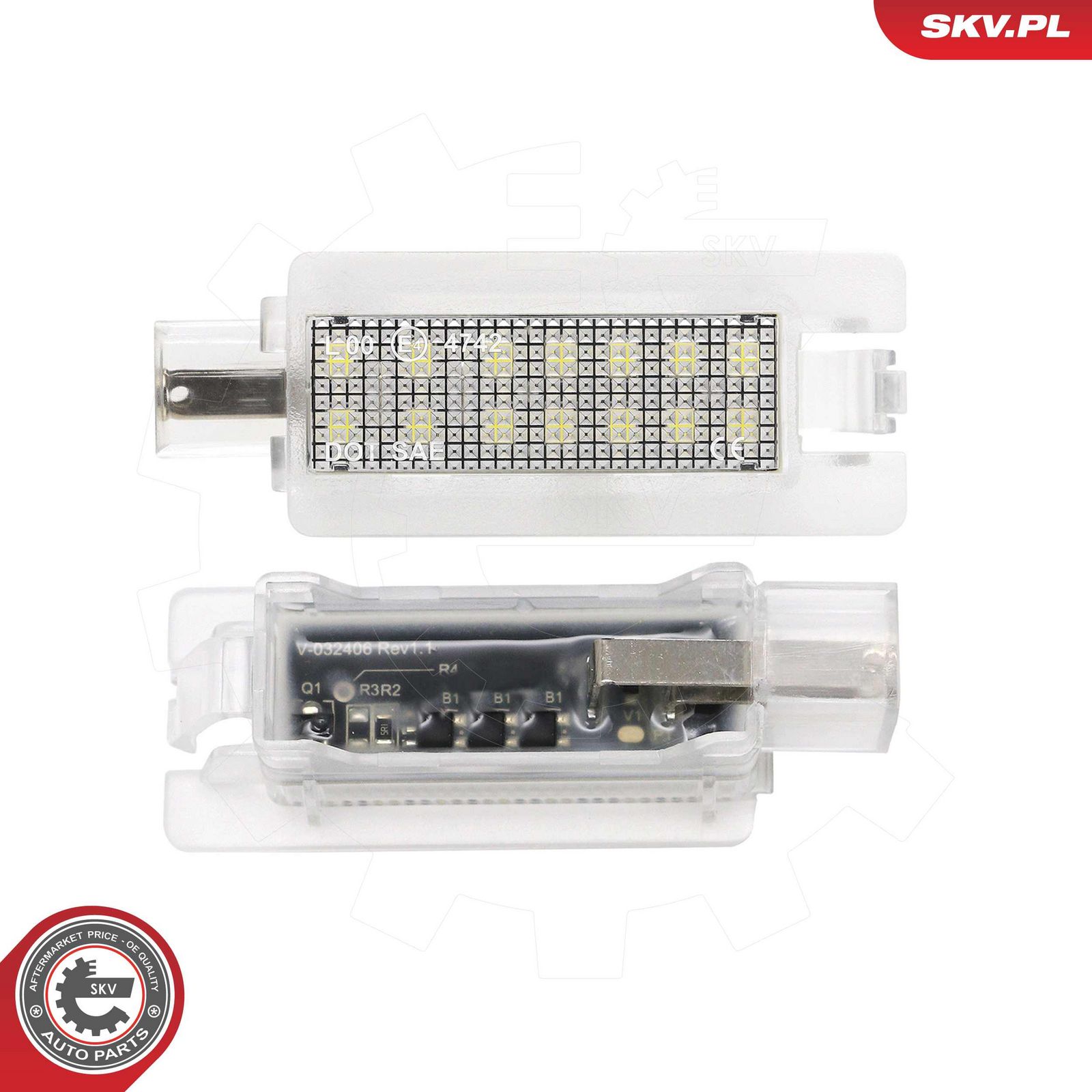 Iluminare numar de circulatie ESEN SKV 72SKV607