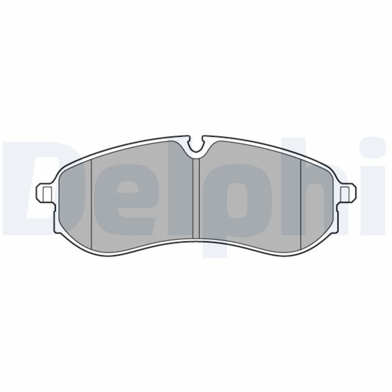 Sada brzdových platničiek kotúčovej brzdy DELPHI LP3641