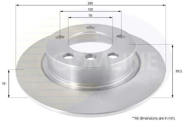 Tarcza hamulcowa COMLINE ADC1774
