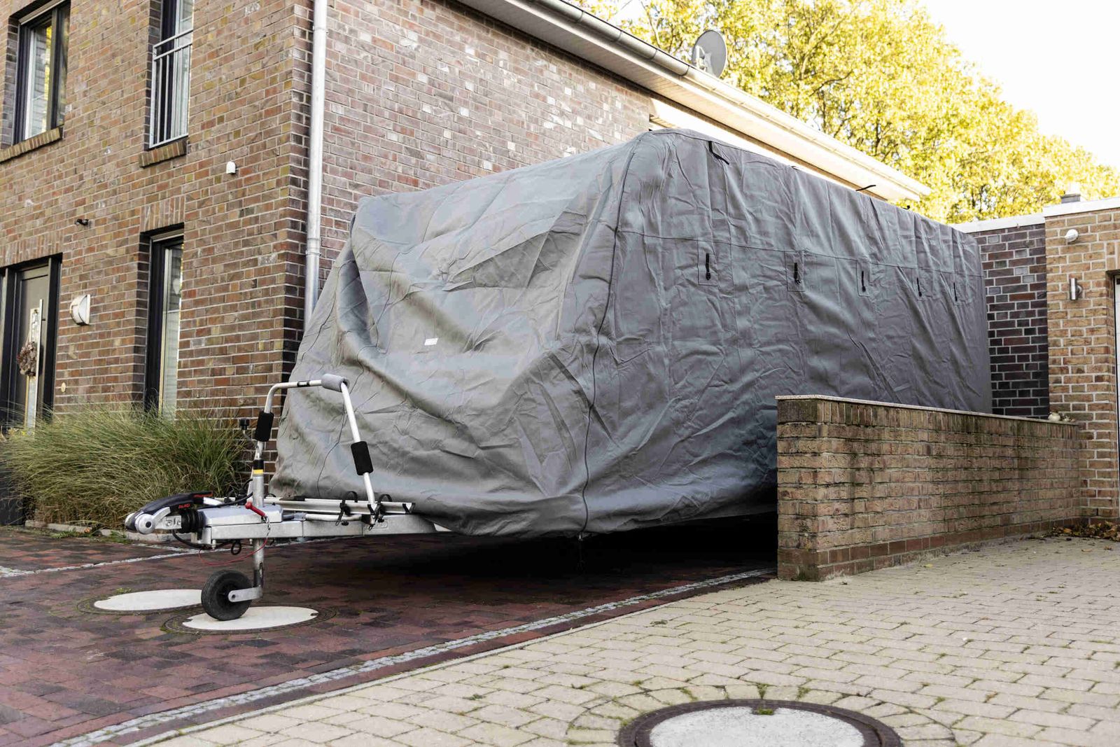 Housse de protection pour caravane