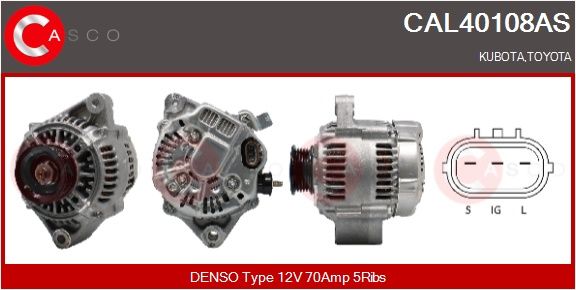 E-shop Alternátor CASCO CAL40108AS