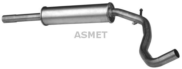 Střední tlumič výfuku ASMET 19.025