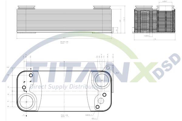 Radiator, retarder TITANX OX149003