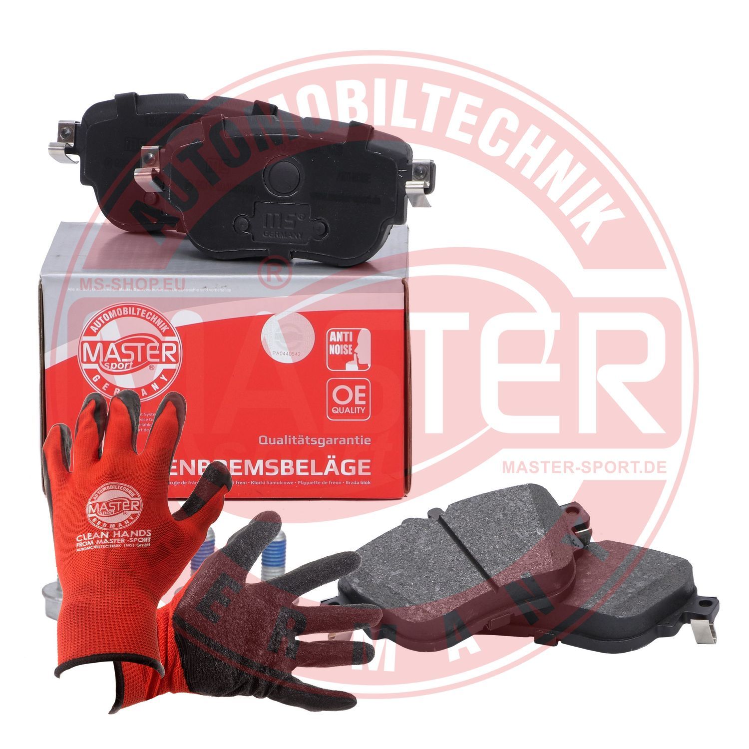 Zestaw klocków hamulcowych, hamulce tarczowe MASTER-SPORT GERMANY 13046026162N-SET-MSP