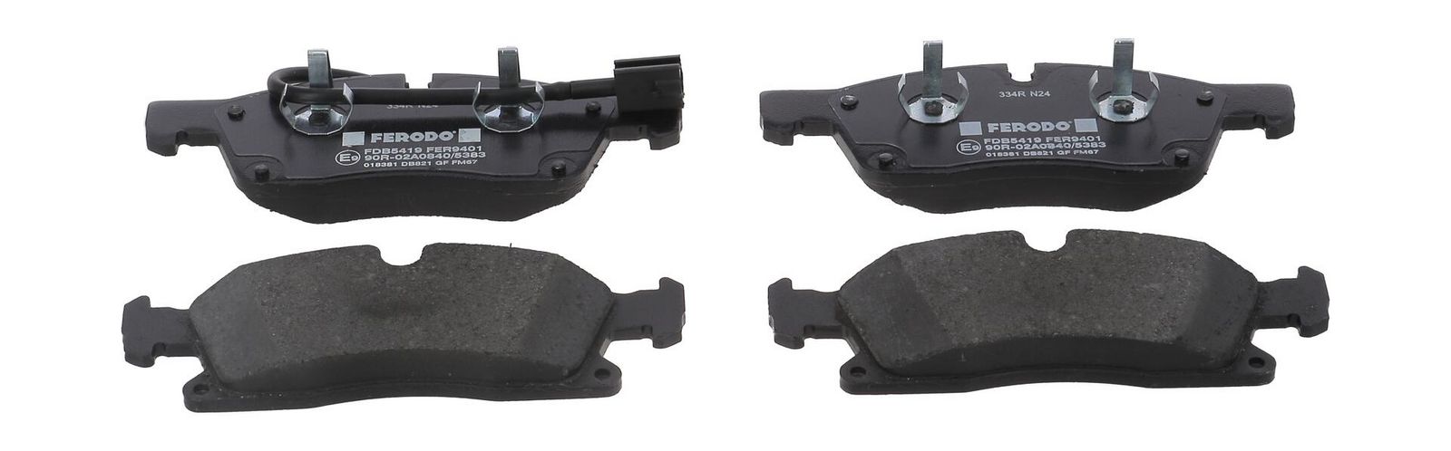 set placute frana,frana disc FERODO PREMIER ECO FRICTION FDB5419