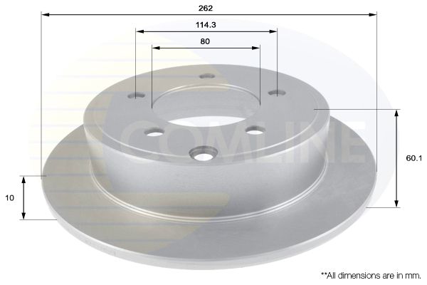 Tarcza hamulcowa COMLINE ADC2320