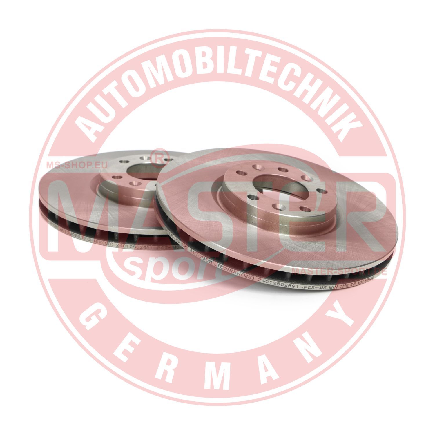 Tarcza hamulcowa MASTER-SPORT GERMANY 24012802691-SET-MS