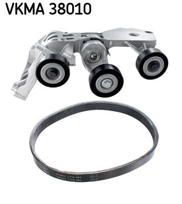 Ozubený klinový remeň - Sada SKF VKMA 38010