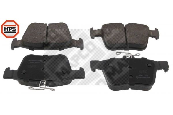 Zestaw klocków hamulcowych, hamulce tarczowe MAPCO 6675HPS