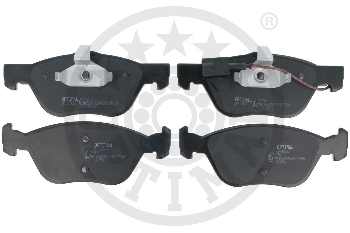 Zestaw klocków hamulcowych, hamulce tarczowe OPTIMAL BP-10535