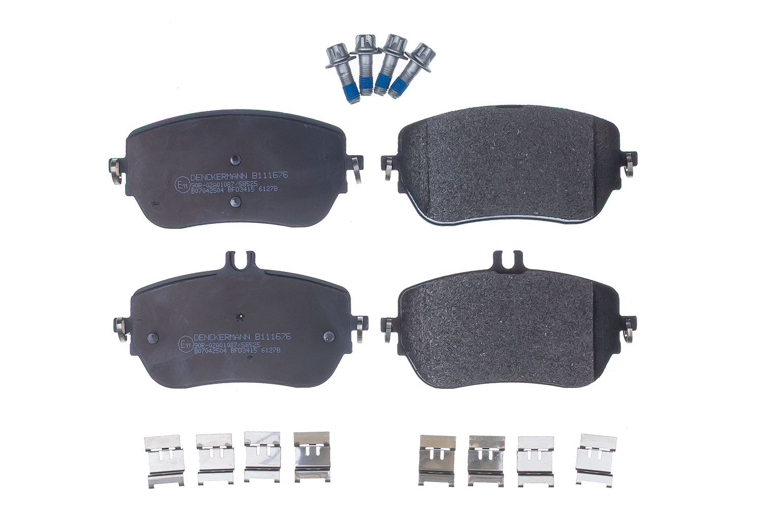 set placute frana,frana disc DENCKERMANN B111676