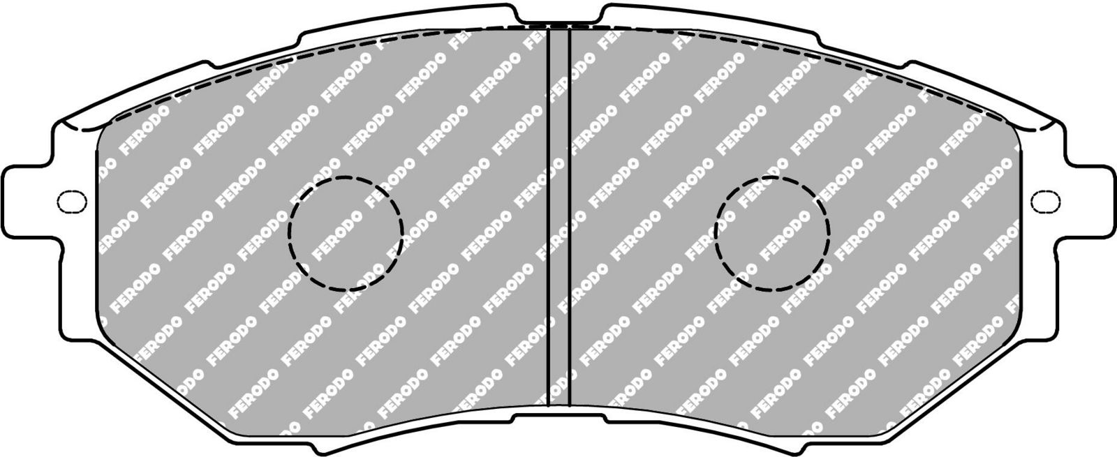 set placute frana,frana disc FERODO FCP1984H