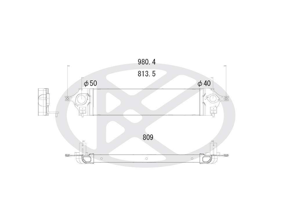 Intercooler, compresor KOYORAD IA020142
