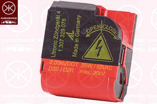 Zapłonnik, gazowa lampa wyładowcza KLOKKERHOLM 00260070A1