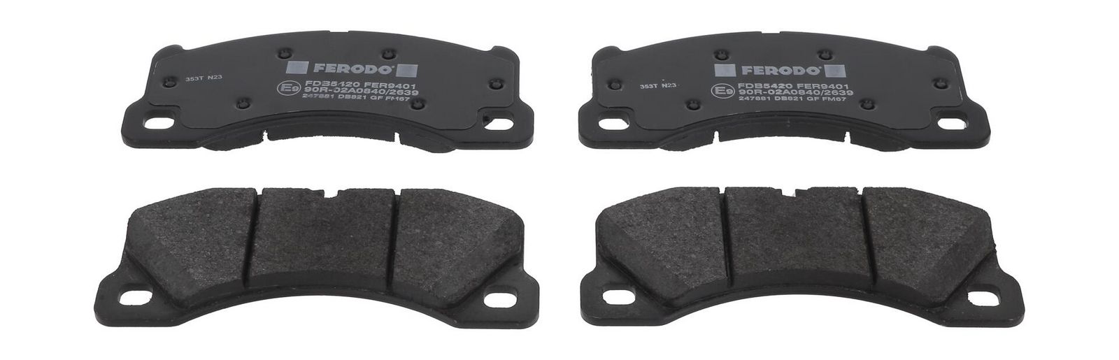 set placute frana,frana disc FERODO PREMIER ECO FRICTION FDB5420