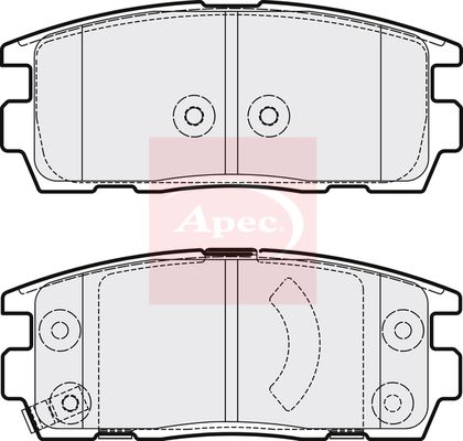 Apec - Rear Brake Pad Set